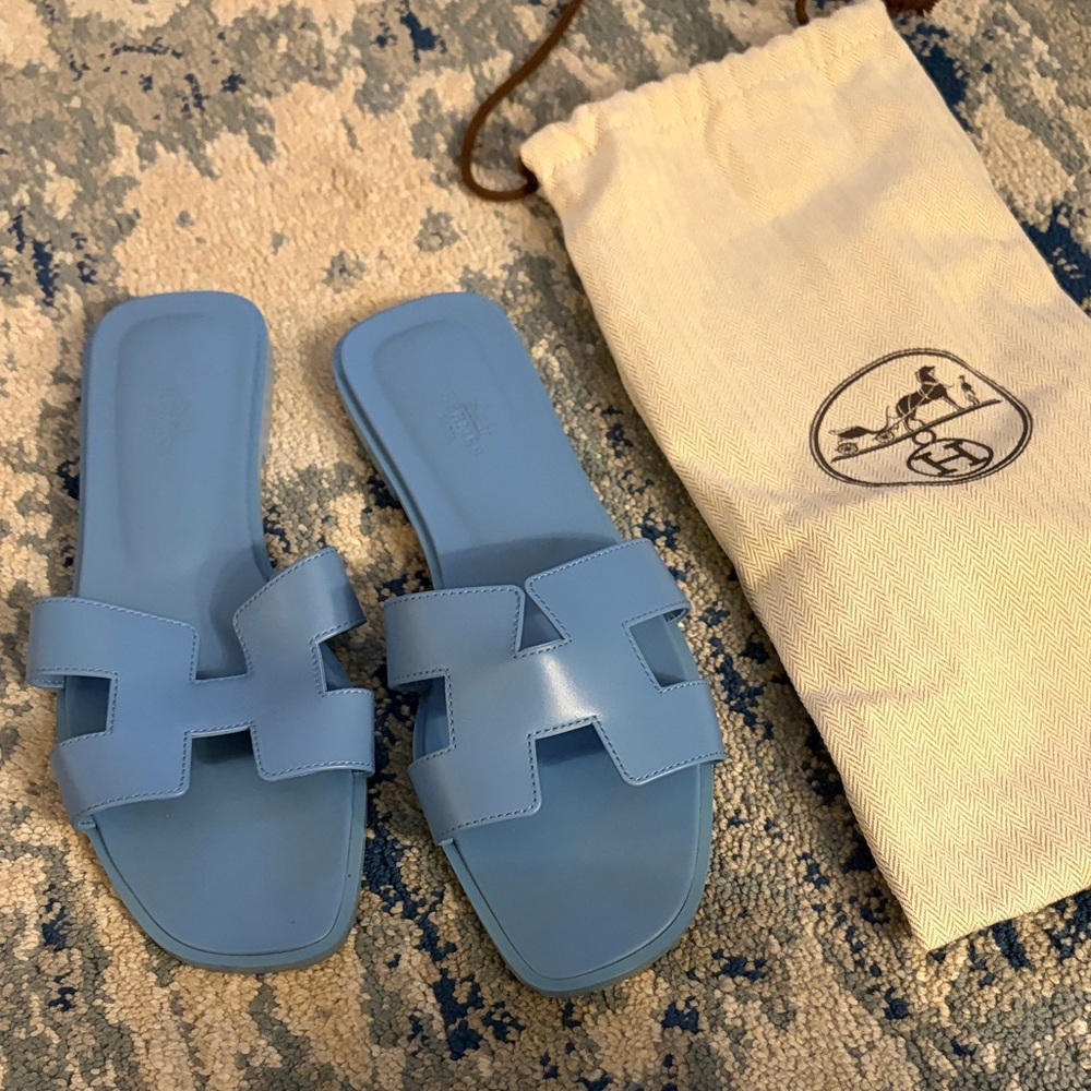 Hermes Blue Women's Sandals